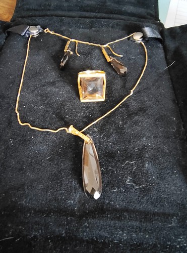 Vivara smoky quartz 18ct - quartz, gold
