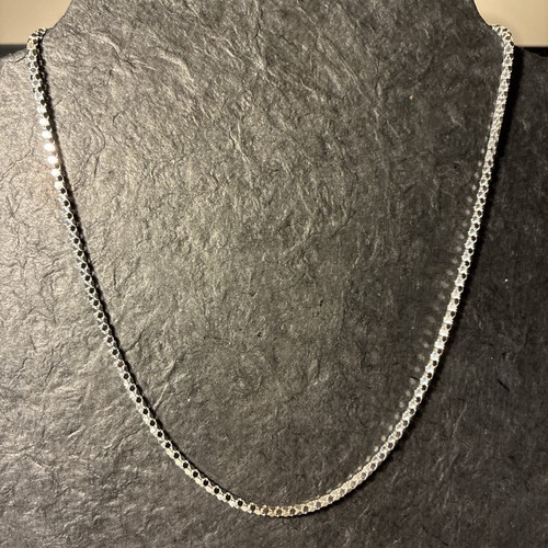 Sterling silver popcorn - 16”,