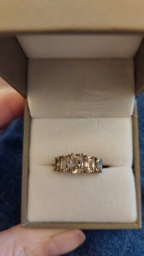 Vintage 9ct rose gold - rose,