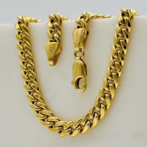 Solid 9ct gold 5mm cuban - 9ct, chain