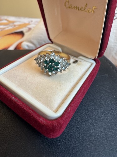 Stunning dress ring 9ct gold - 9ct,