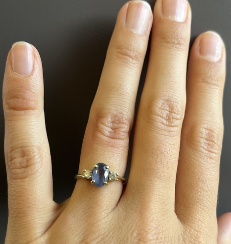 Engagement ring 14ct white - engagement, ring: