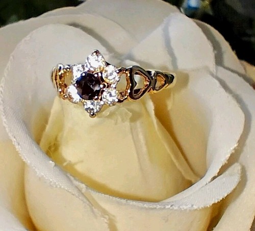 Vintage 9ct gold sapphire - vintage,